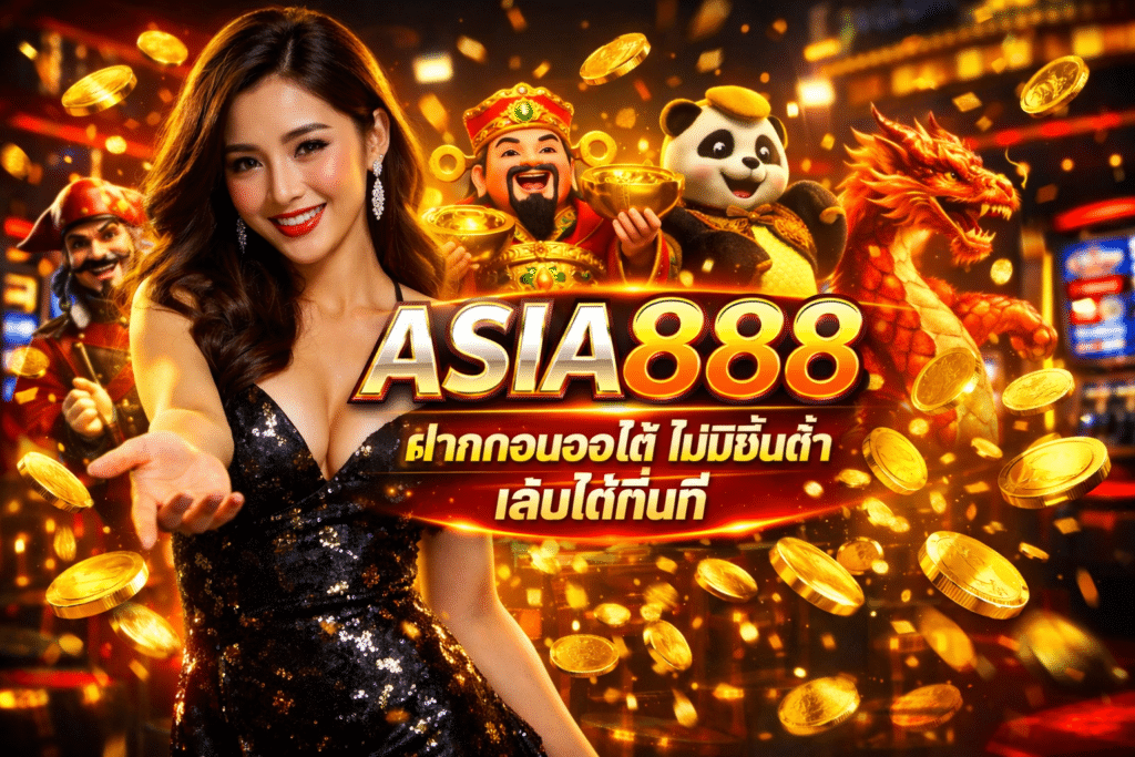 ASIA888 ฝากถอนออโต้ ไม่มีขั้นต่ำ เล่นได้ทันที